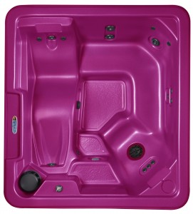 Hot pink hot tub color 2013.