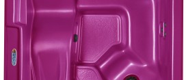 Hot pink hot tub color 2013.